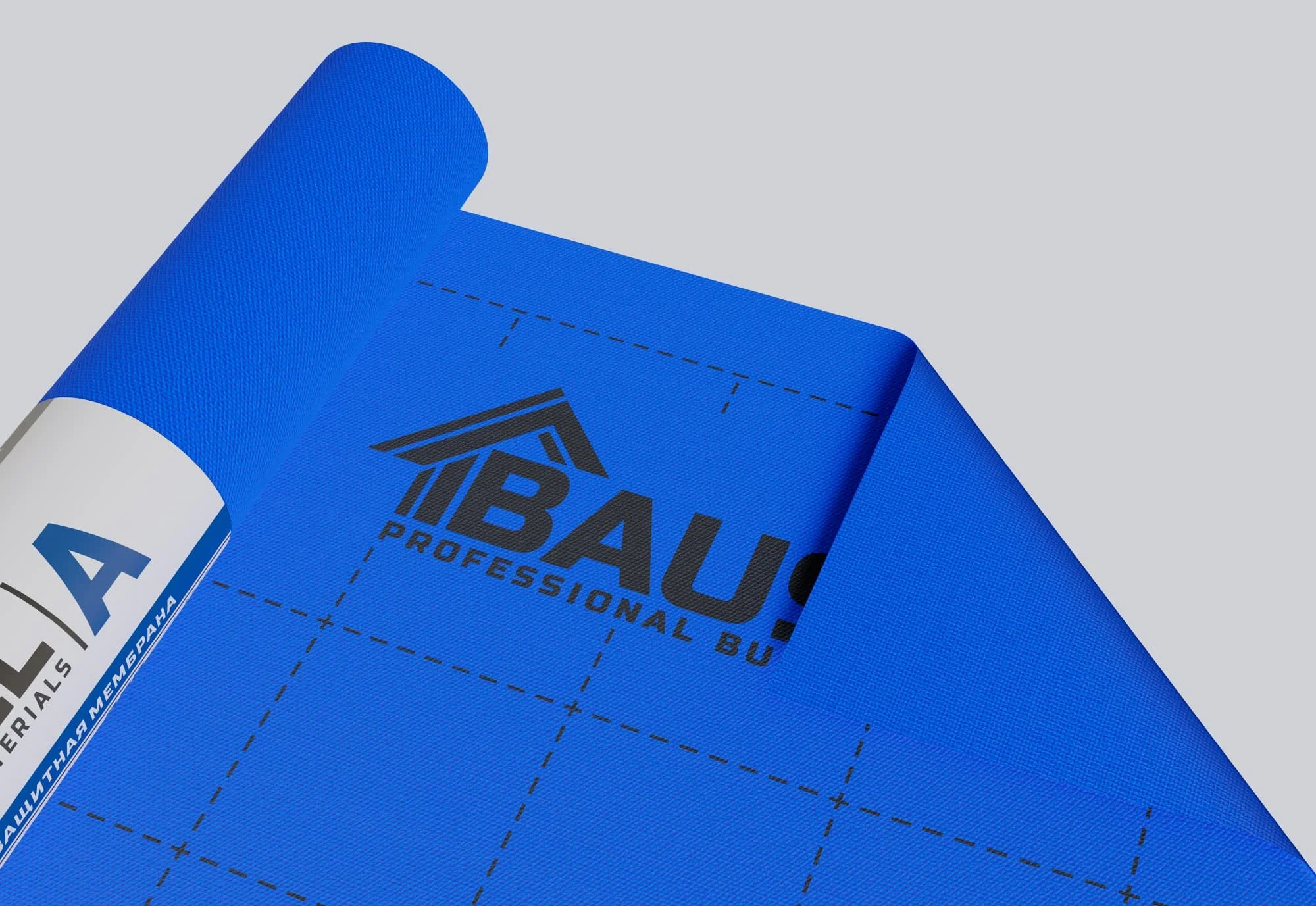 Baustill A 70 ВЕТРО-ВЛАГОЗАЩИТНАЯ МЕМБРАНА 70г/м2 70x1,6м синий