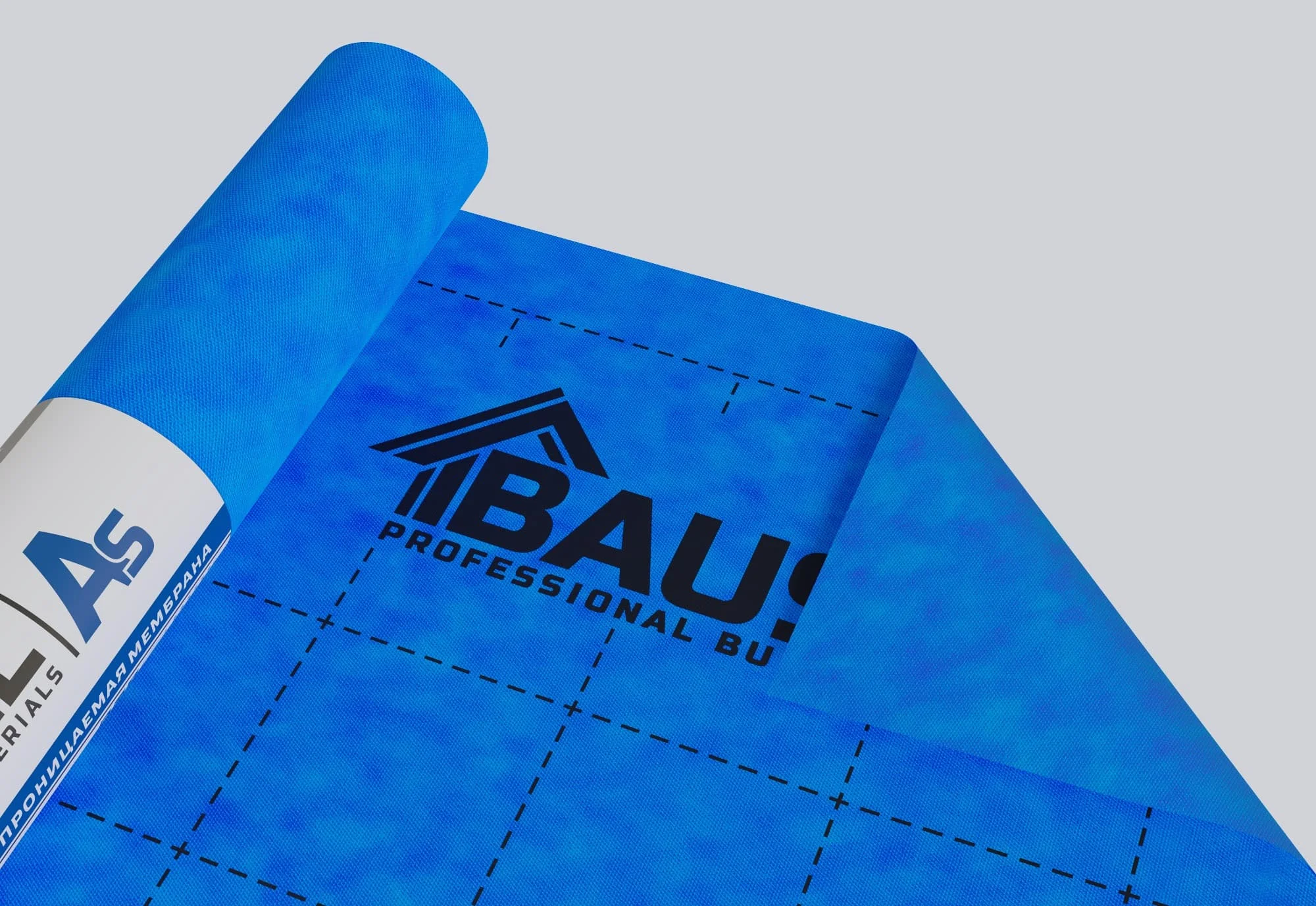 Baustill AS 125 ДИФФУЗИОННАЯ ТРЕХСЛОЙНАЯ МЕМБРАНА 125г/м2 70x1,6м синий